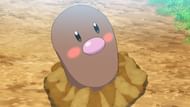 Appearance of Diglett